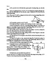 Đề và đáp án thi học sinh giỏi Vật lí lớp 7